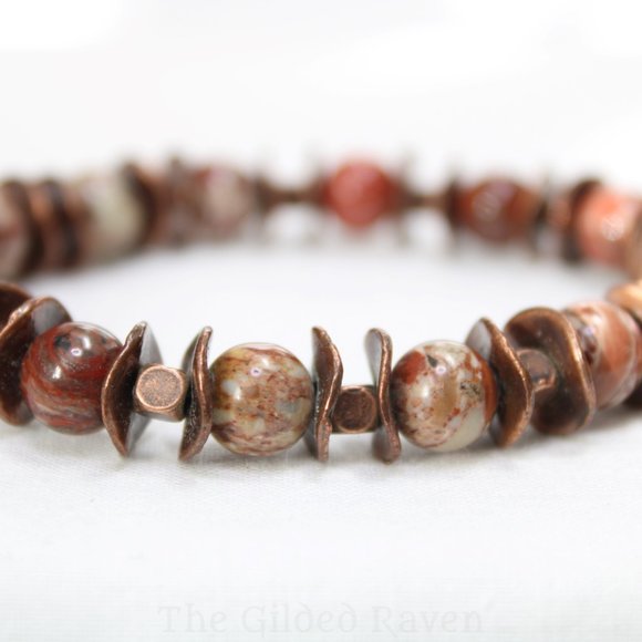 Jewelry - Stripped Jasper Stretch Bracelet